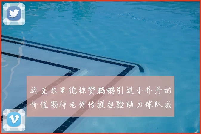 迈克尔里德称赞鹈鹕引进小乔丹的价值期待老将传授经验助力球队成长